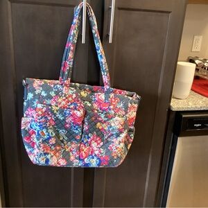 Vera Bradley Blue and Pink Floral Tote Bag. Buy 5 get 30% off. Great deal